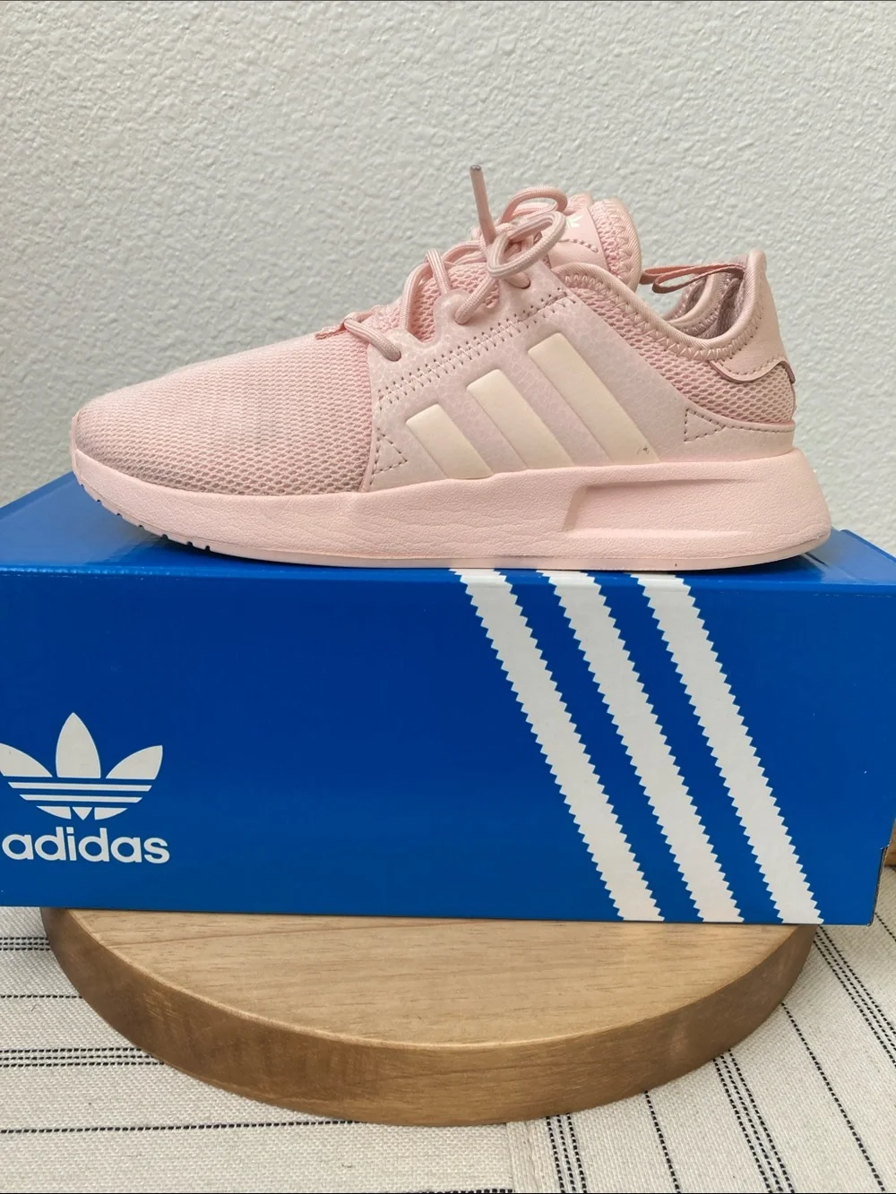 SALE! 50% Off adidas Kids X_PLR C Light Pink Lace-Up Sneakers Size 13.5